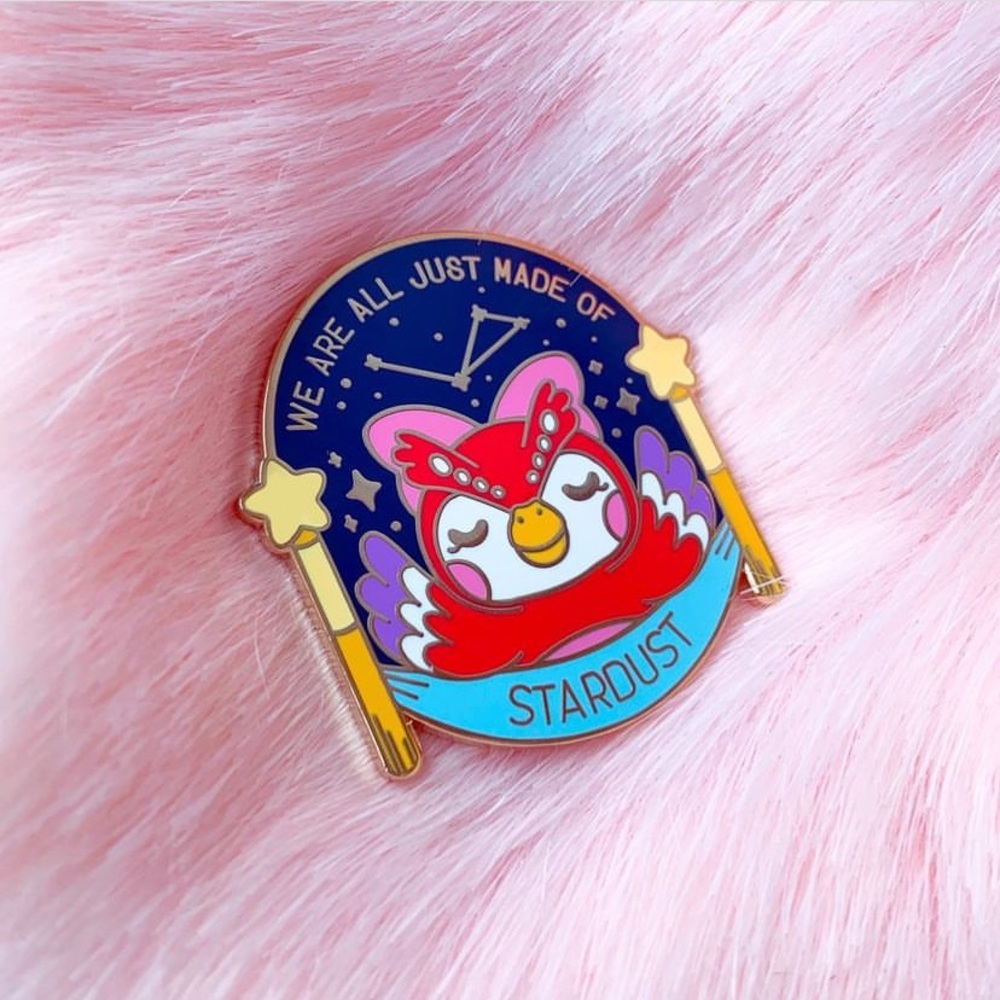 Sugarbones animal crossing enamel pin